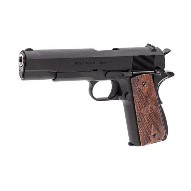 Armorer Works Auto Ordinance Matt 1911 6mm RIF GBB Airsoft Pistol